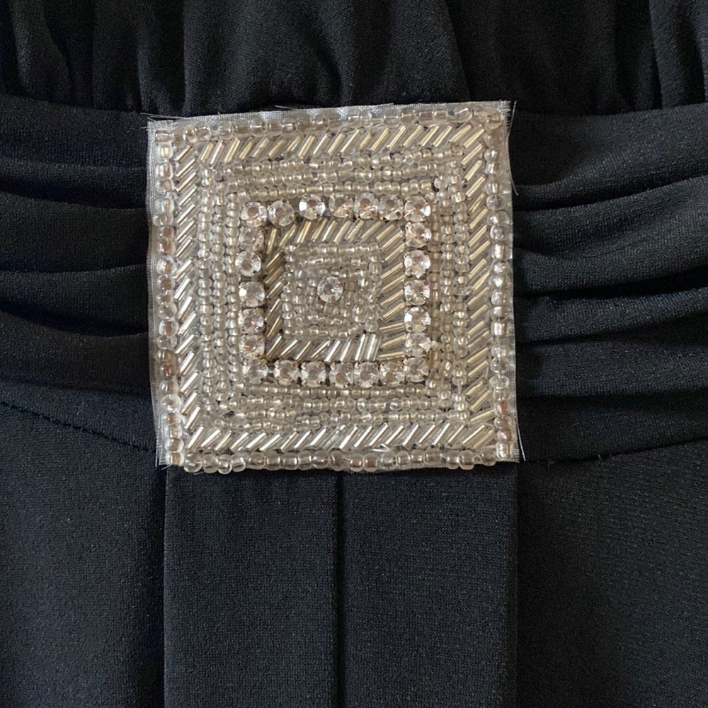 Enfocus Studio High-Low Halter Tie Midi Dress - Picture 6 of 8